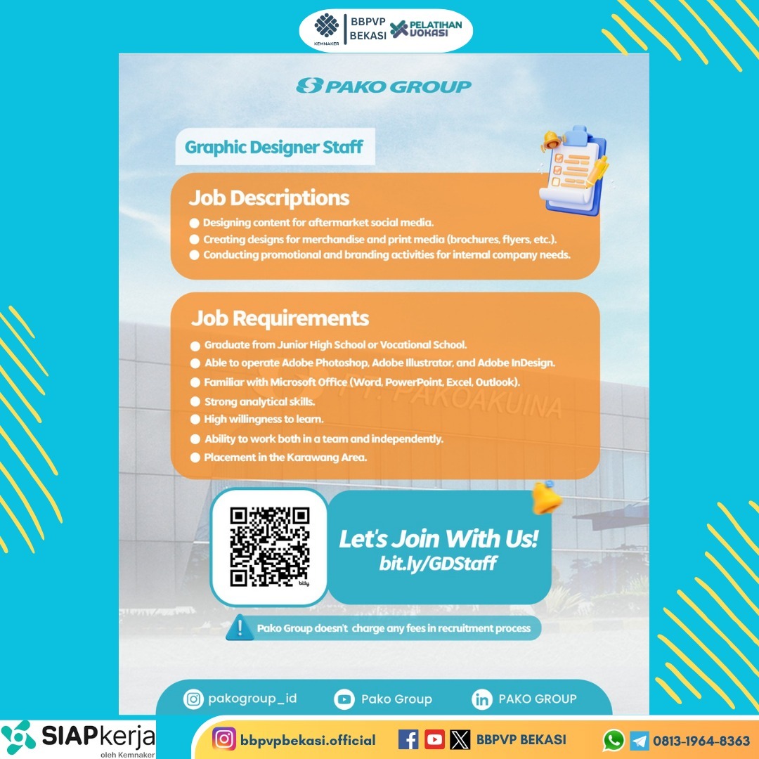 Info Lowongan Kerja PT PAKO Group