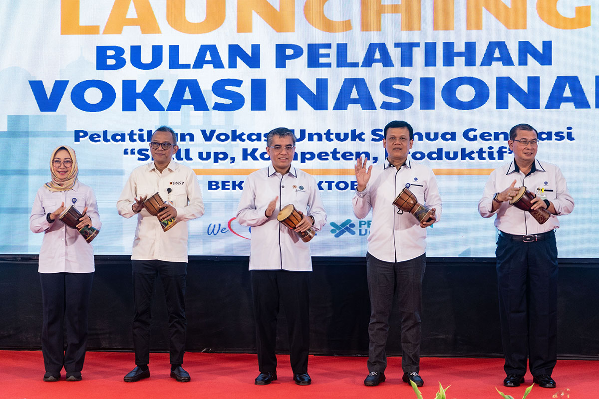  Kemnaker Launching Bulan Pelatihan Vokasi Nasional