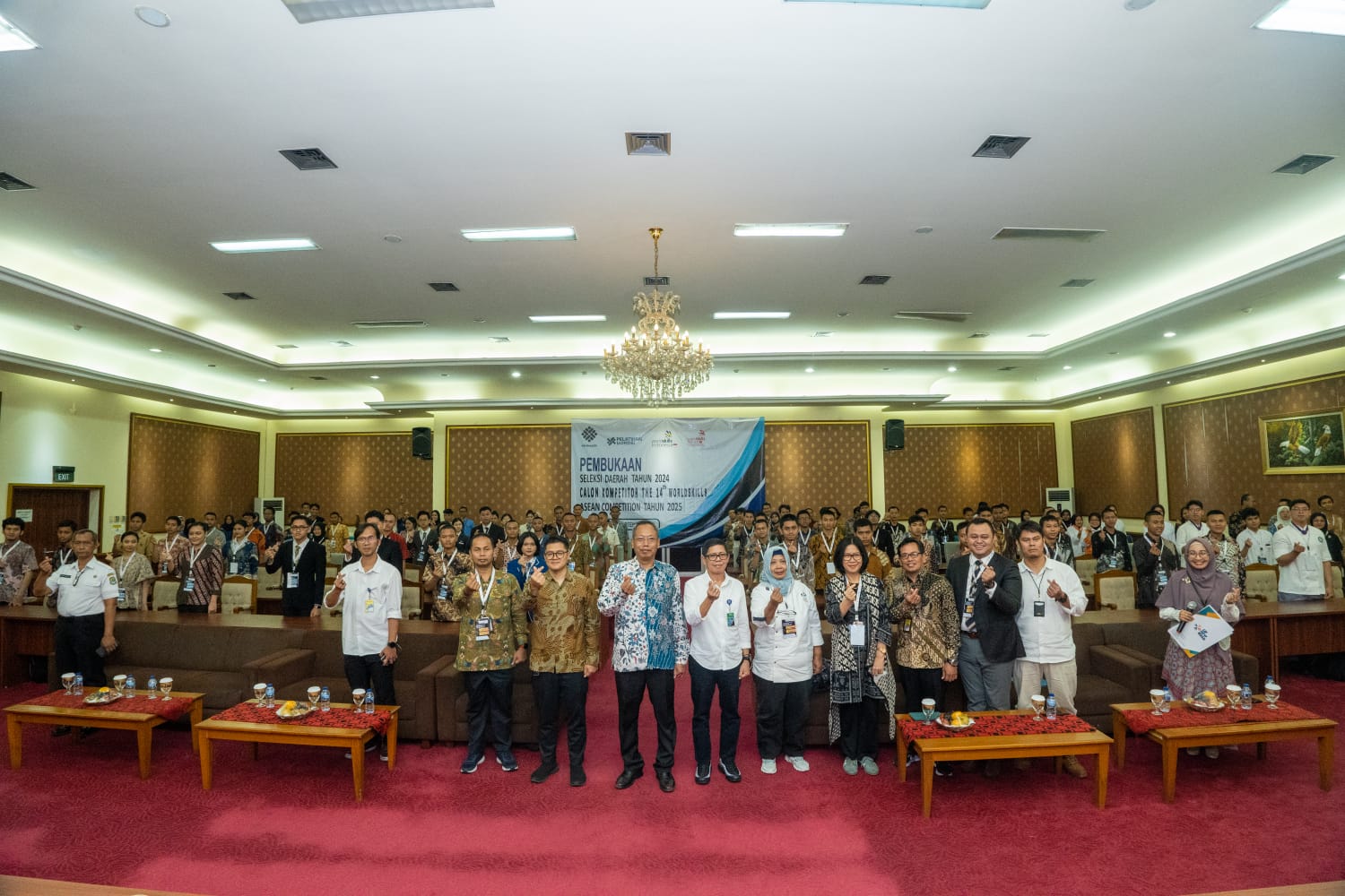 Pembukaan Selekda Tahun 2024 Calon Kompetitor  The 14th Worldskills Asean Competition 2025